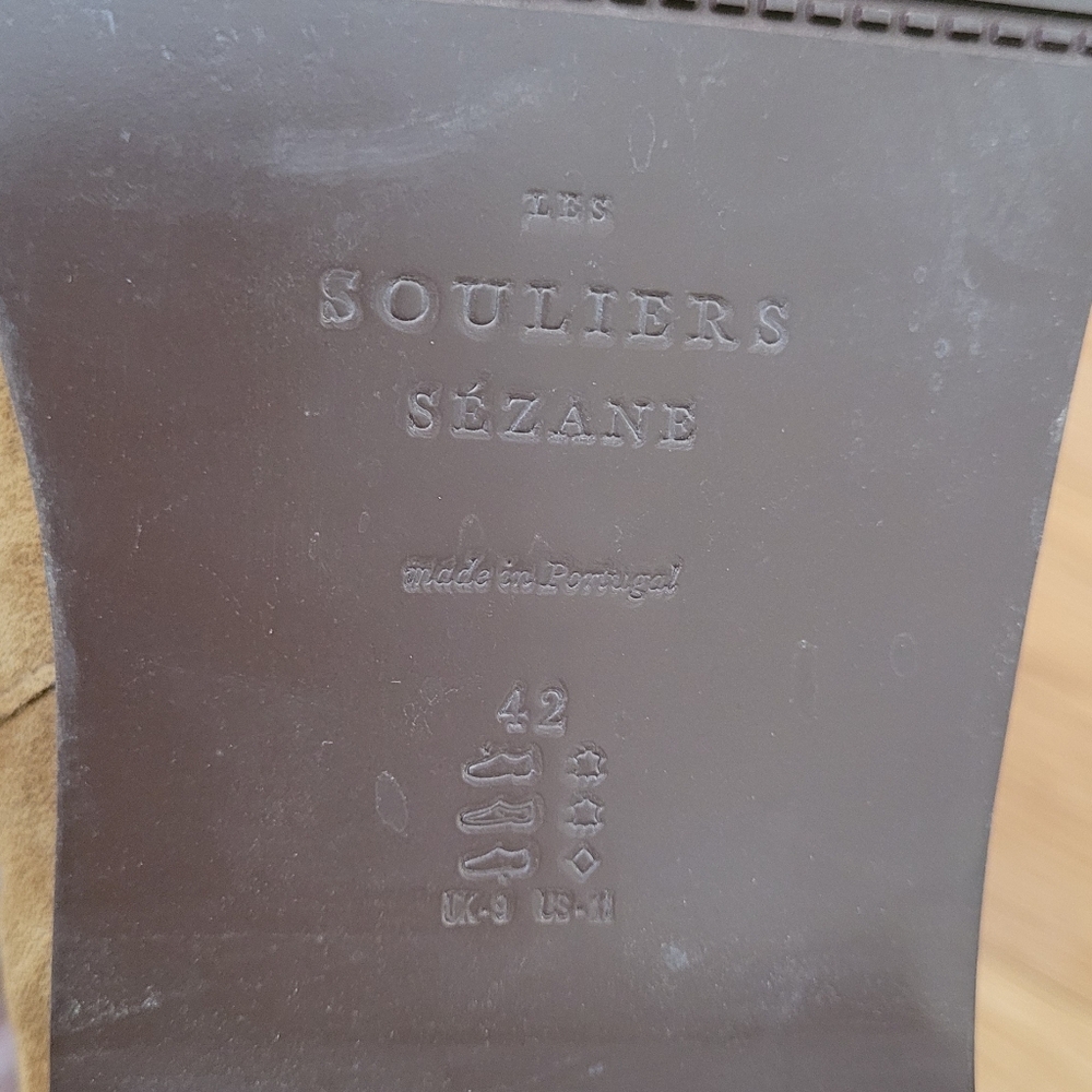 Sezane Brown Suede Ankle Boots - Picture 11 of 13